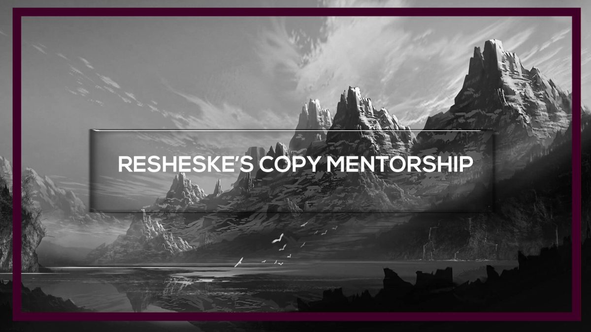 Lukas Resheske Copywriting Mentorship Program