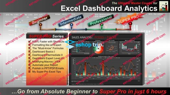 Ultimate Master Course for Excel Dashboard Analytics