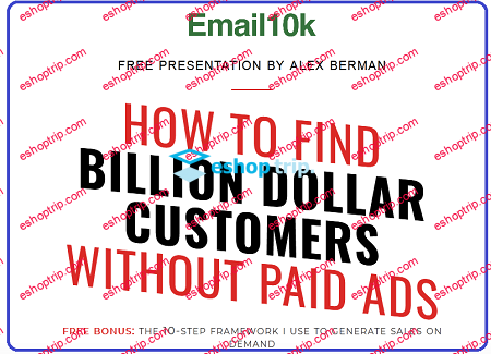 Alex Berman – Email 10k