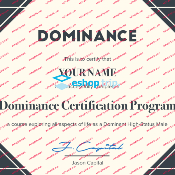 Jason Capital Dominance Certification Program