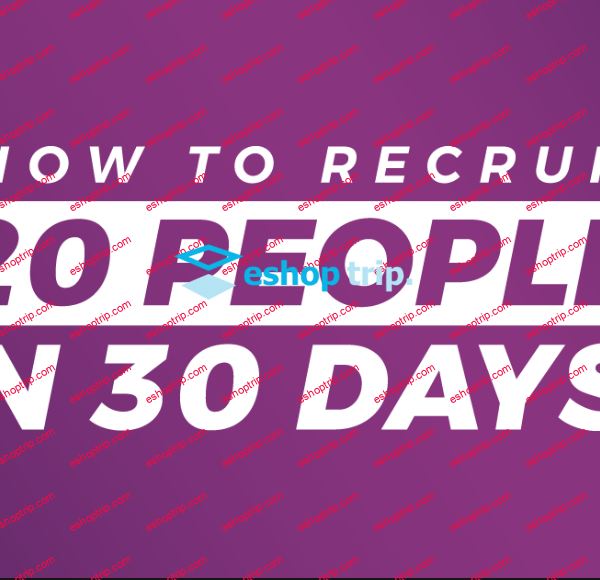 Eric Worre How To Recruit 20 People In 30 Days