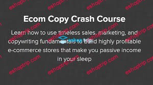 Nate Schmidt Ecom Copy Crash Course