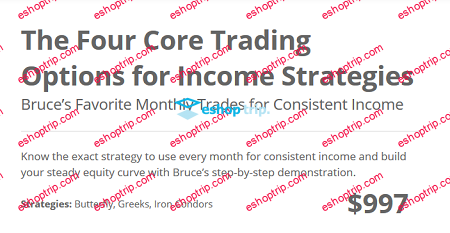 Simpler Option The Four Core Trading Options for Income Strategies