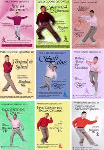 Bingkun Hu The Complete Wild Goose Qigong Series 9 DVDs