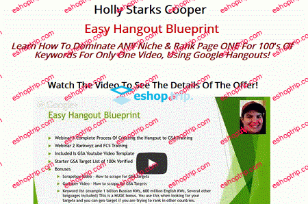 Holly Starks Cooper Easy Hangout Blueprint