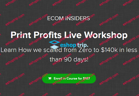 James Beattie Print Profits Live Workshop