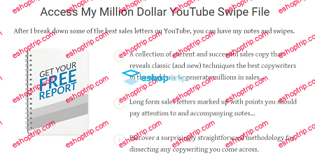 Kyle Milligan Agora Copywriter Million Dollar Youtube Swipe File