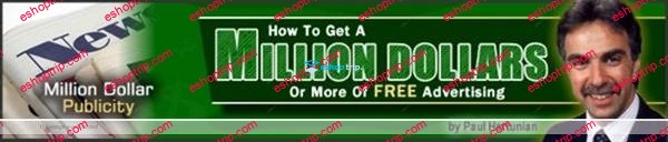 Paul Hartunian Million Dollar Publicity Kit