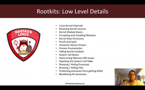 Pentester Academy Linux Rootkits for Red Blue Teams