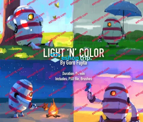 Gumroad Light n Color Tutorial Pack By Goro Fujita 1