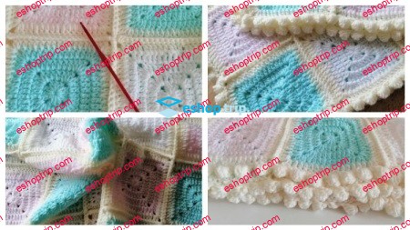 Learn to crochet a baby blanket from start to finish