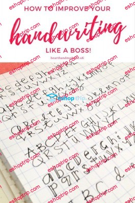 Improve Your Print Handwriting Penmanship For Beginners