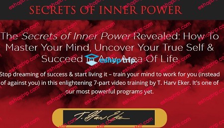 T Harv Eker Secrets Of Inner Power