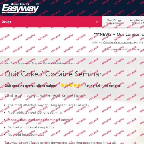 Allen Carrs Easyway to Quit Cocaine