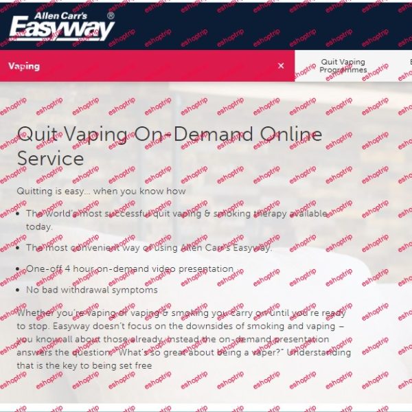 Allen Carrs Easyway to Quit Vaping