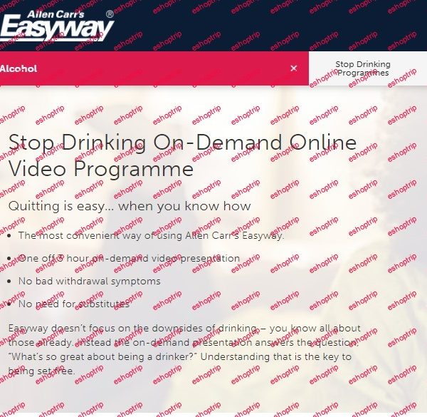 Allen Carrs Easyway to Stop Drinking