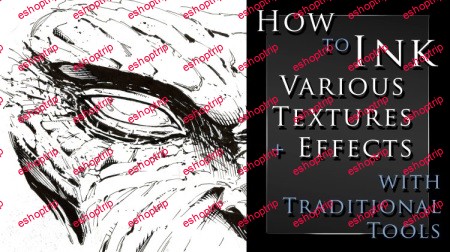 How to Ink Various Textures and Effects with Traditional Tools