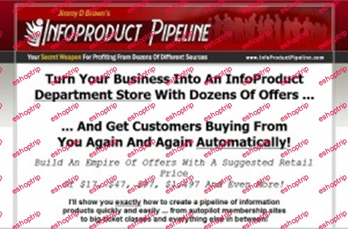 Jimmy D. Brown Infoproduct Pipeline