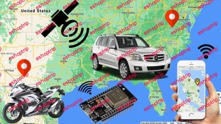 Real time vehicle tracking system using ESP32