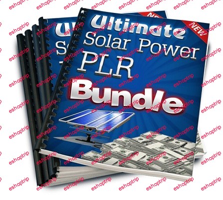 Ultimate Solar Power PLR Bundle