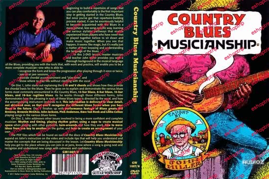 Grossman Guitar Workshop John Miller Country Blues Musicianship 2xDVD 2013