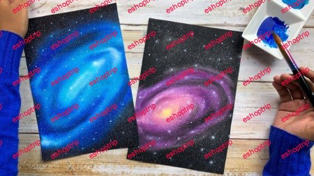 Watercolor Galaxies for Beginners Learn to Paint a Stellar Spiral Galaxy