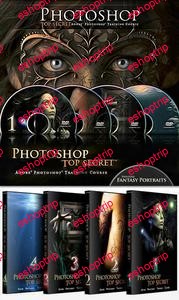 Photoshop Top Secret Complete Course DVD 4DVD And Bonus DVD Set