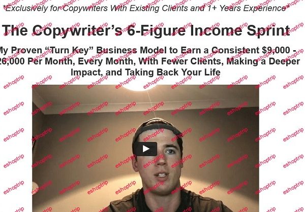 Adam Bensman The Copywriters 6 Figure Income Sprint