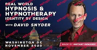 David Snyder Real World Hypnosis 2020