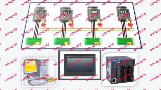 Delta VFD Real Applications With Plc Modbus HMI VFDSoft