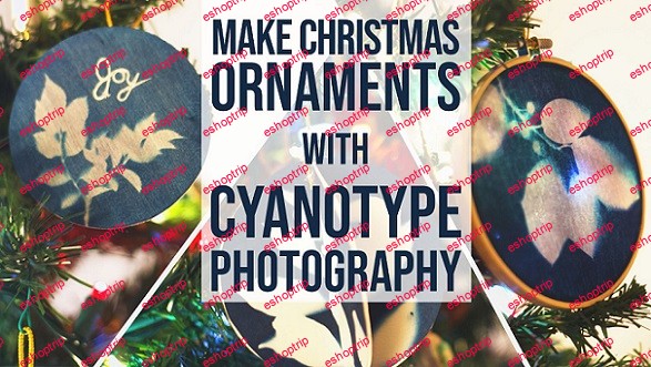 Make Christmas Ornaments with Cyanotype Photography