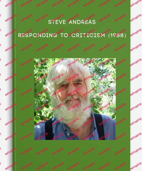 Steve Andreas Responding to Criticism VHS