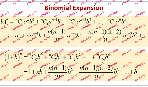 Algebra Binomial Theorem