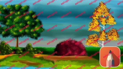 Autodesk Sketchbook Beginner Course Foliage Digital Painting