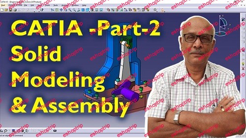 SkillShare CATIA Pro Training Part 2 3D Solid Modeling Part Design Workbench