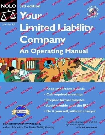 Your Limited Liability Company An Operating Manual