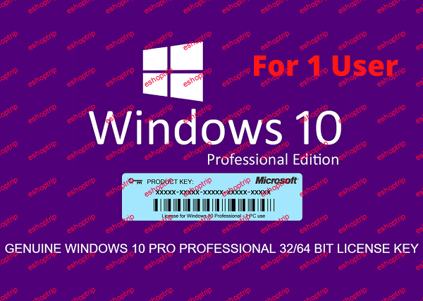 WINDOWS 10 PRO 32 64 BIT ACTIVATION LICENSE KEY