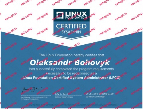 Acloudguru Linux Foundation Certified System Administrator LFCS