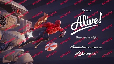 Gumroad Alive Animation course in Blender by p2design