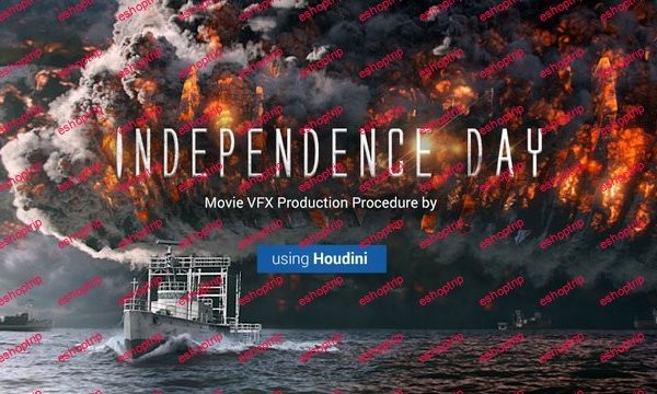 WingFox Independence Day Production procedure of a movie VFX scene using Houdini