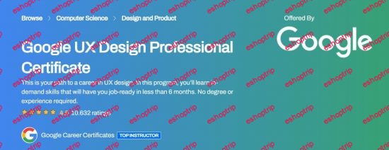 Coursera Google UX Design Professional Certificate