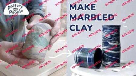 How to Color Clay and Make Marbled Pottery