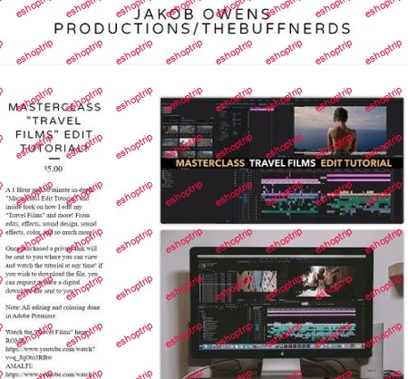 Masterclass Travel Films Edit Tutorial Jakob Owens