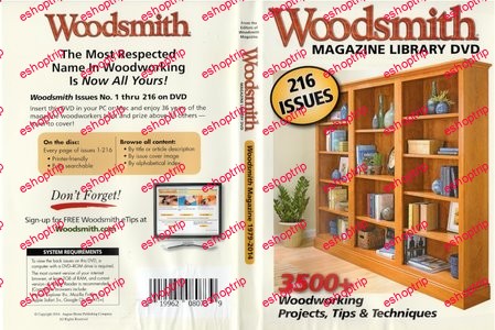 Woodsmith Magazine 1979 2014 DVD