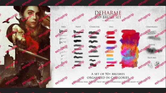 Artstation Deharme Brush Set