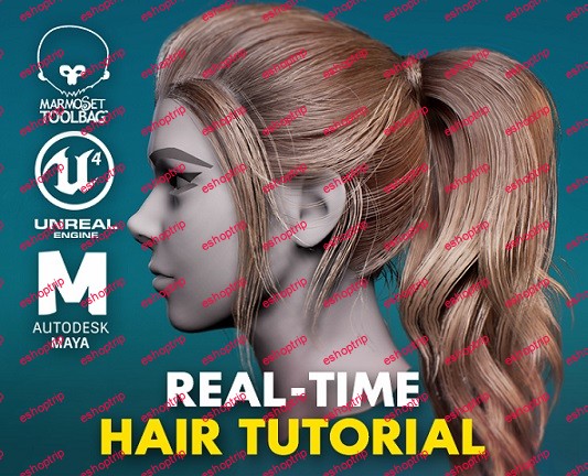 FlippedNormals Real time Hair Tutorial