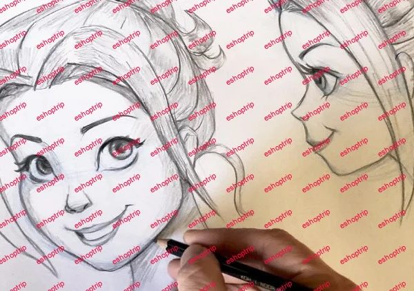 Learn how to draw Disney like Female Faces