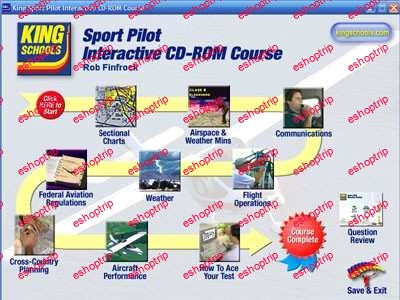 King Flight School Private Pilot 8 DVD Completed