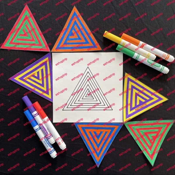 Optical Illusion Art for Kids Draw a Triangle