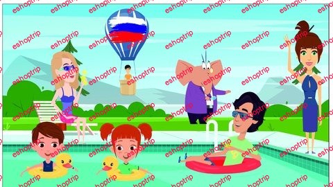 The most common Russian verbs with cartoon video explanation